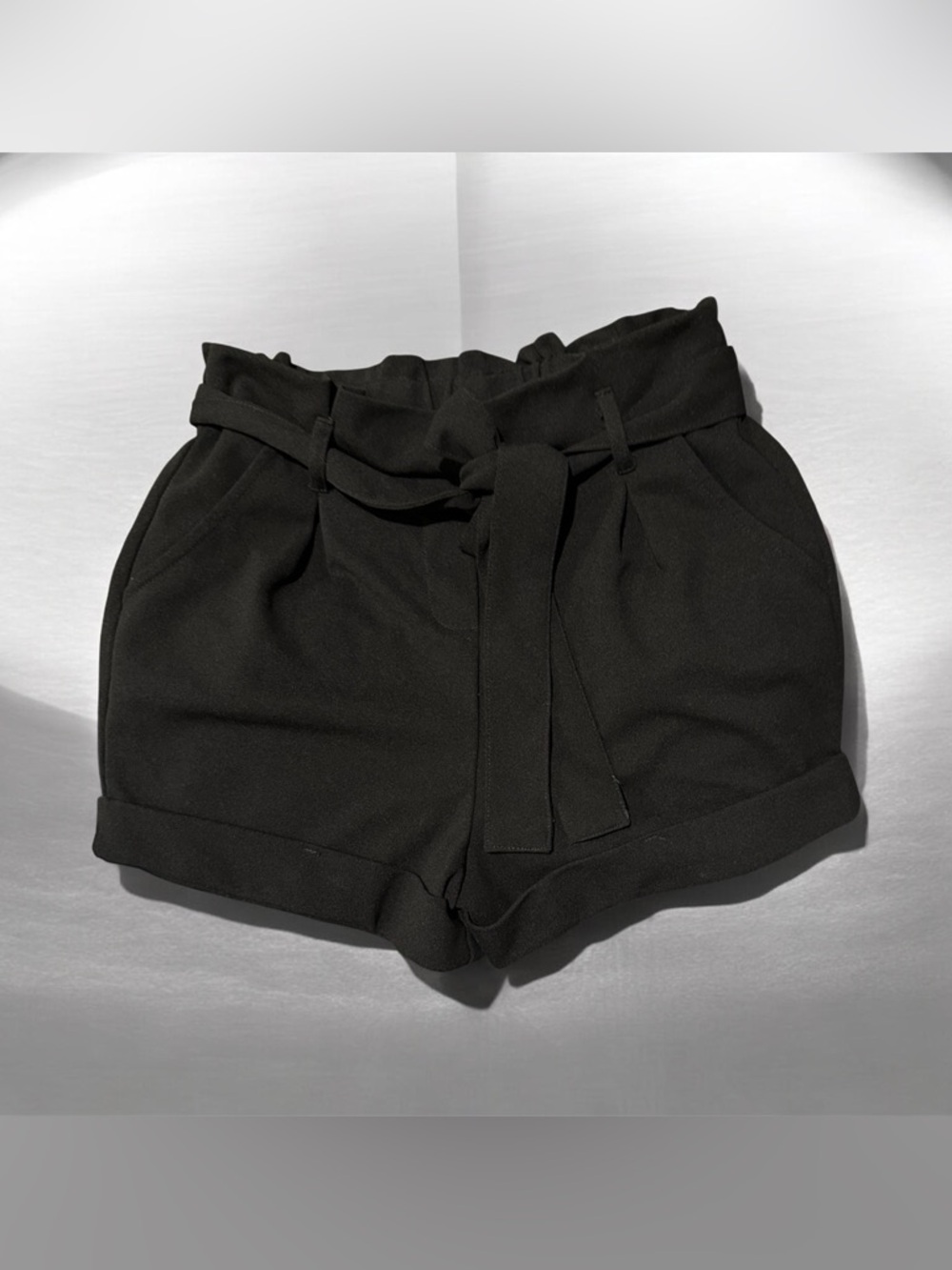 Haute monde paper bag shorts